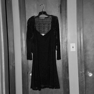 Lace 2 piece dress set