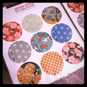 Japan Style pattern stickers