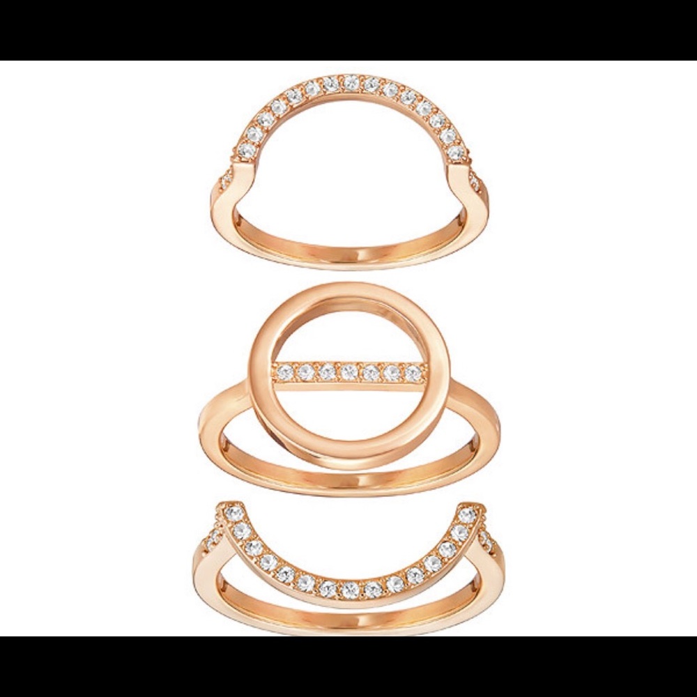 Swarovski Rose Gold Flash Ring