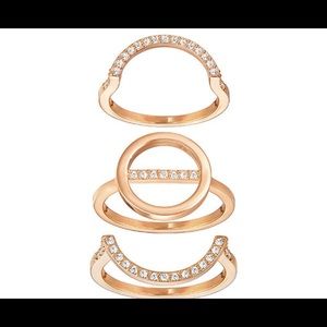 Swarovski Rose Gold Flash Ring