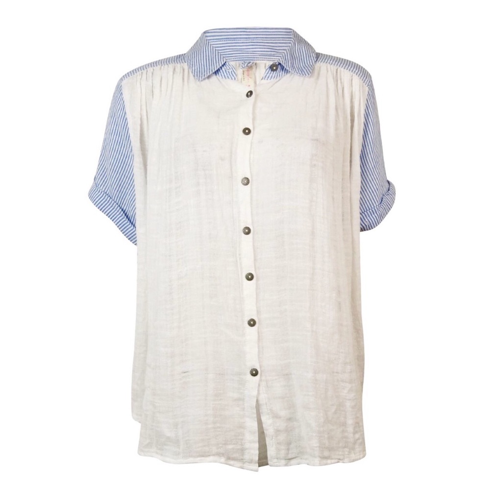 Free People Gauzy Blouse