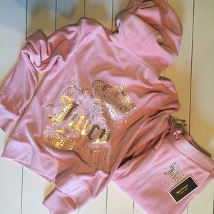 Pink Juicy Couture Track Suit Size S