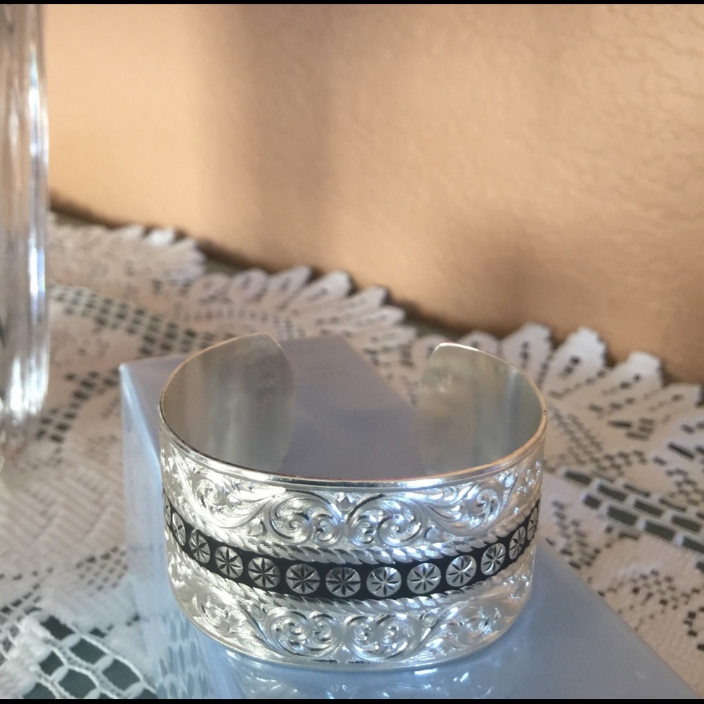 Solid silver bracelet