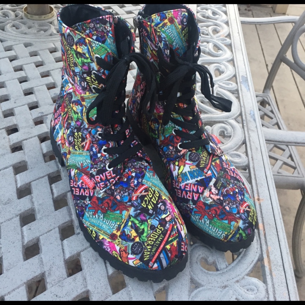 Marvel Original Comic Print Boots