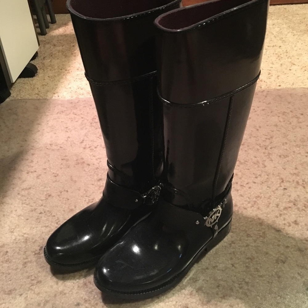 Michael Kors Black Fulton Boots
