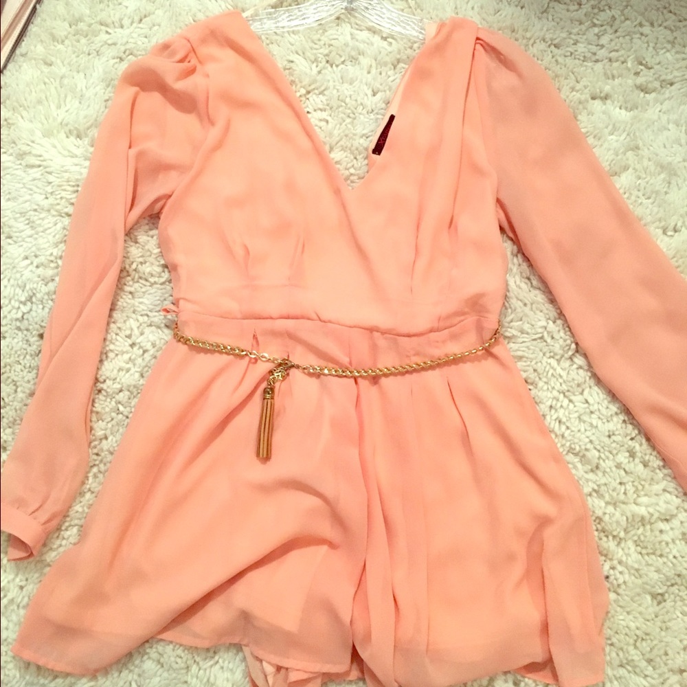 Pink romper