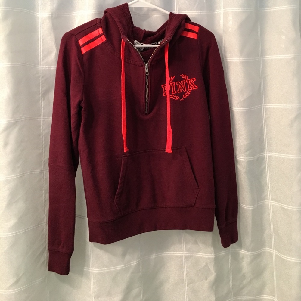 🚫SOLD🚫 PINK Quarter Zip Hoodie