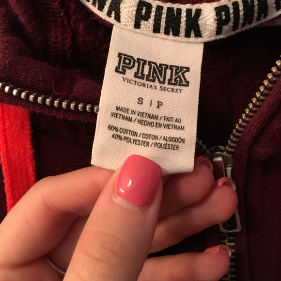 🚫SOLD🚫 PINK Quarter Zip Hoodie - Picture 3 of 4