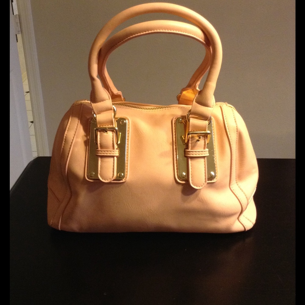Spring pink satchel handbag