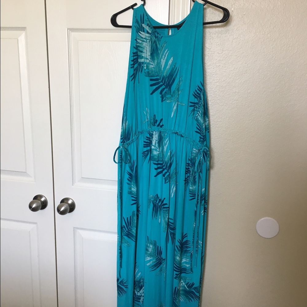 Turquoise summer dress | Lane Bryant size 22/24