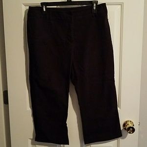 Women's Black Capris size 12 petite