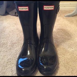 Never worn short Hunter boots