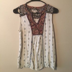 Lucky brand patterned tank