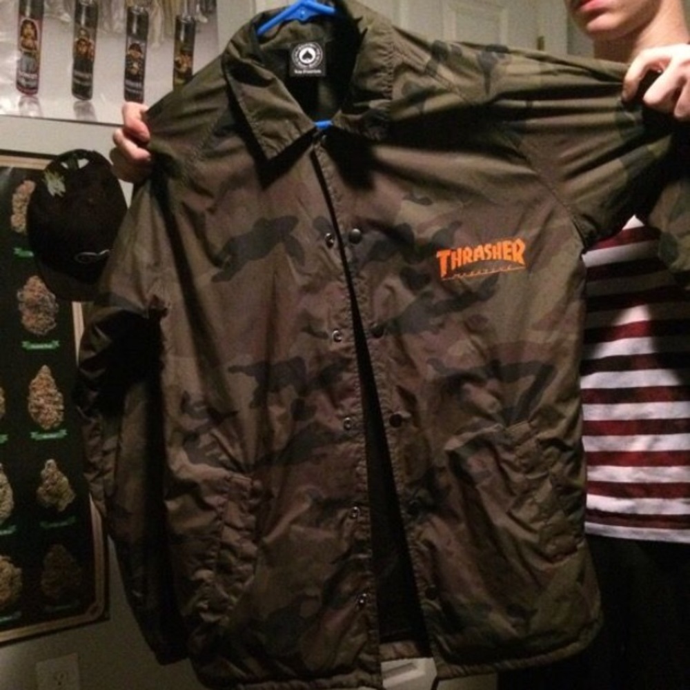 Thrasher camo jacket