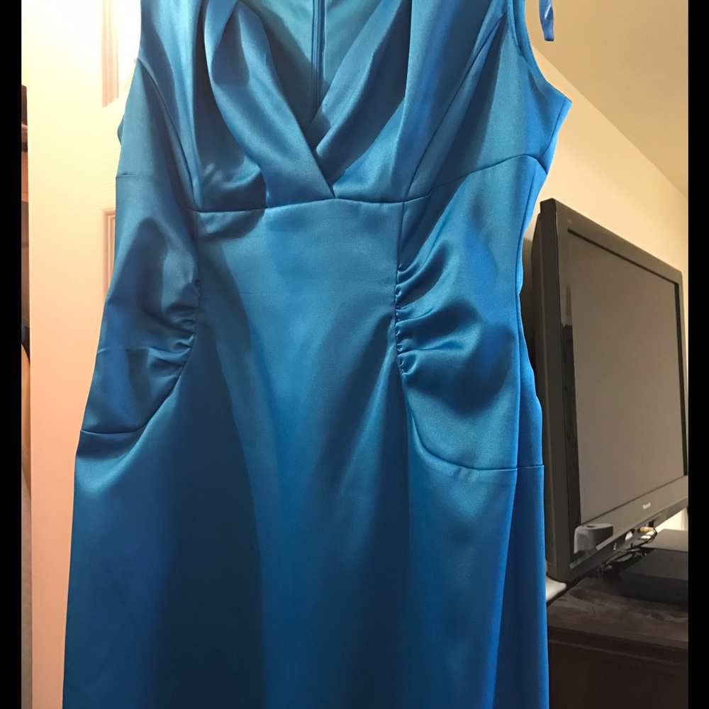 Teal dress