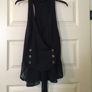 Double button vest