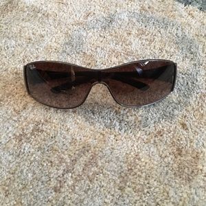 Ray ban wrap around style sunglasses