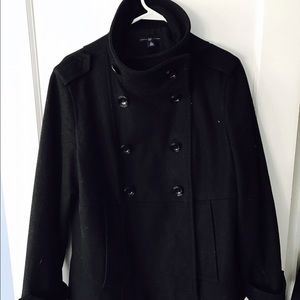 Gap Mock Neck Peacoat