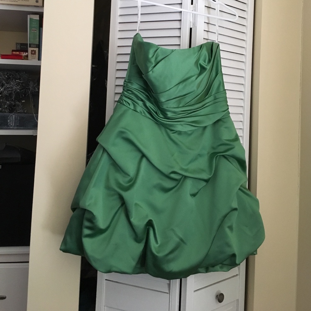 Olive dress bridesmaids dress