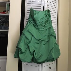 Olive dress bridesmaids dress