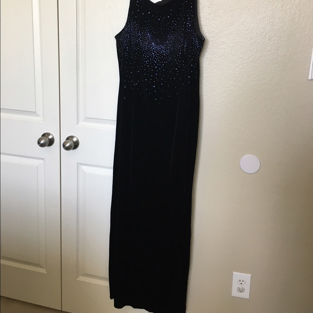 Black with Purple formal dress | size 20