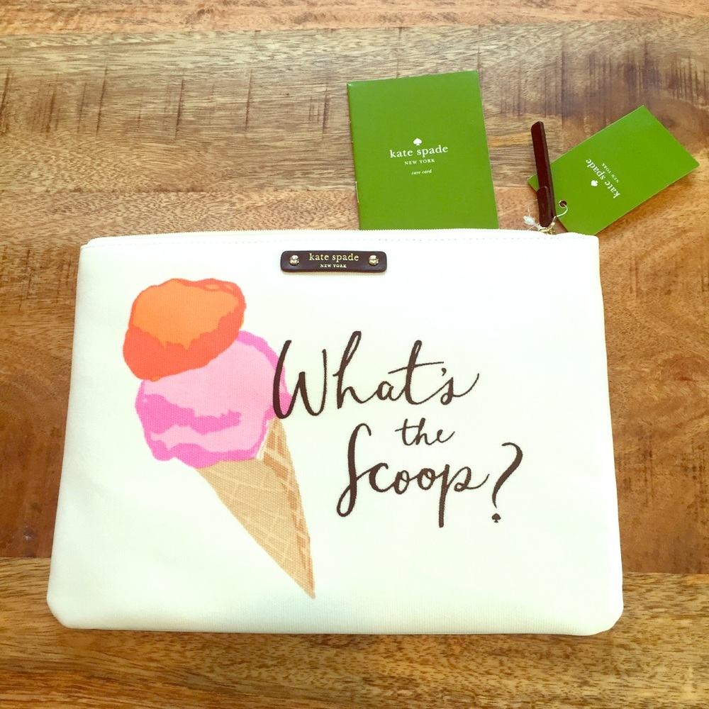 NWT What's the Scoop Clutch/Pouch