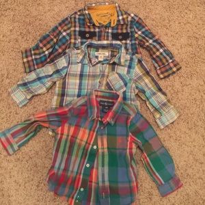 3 Boys 18month long sleeve shirts, great condition