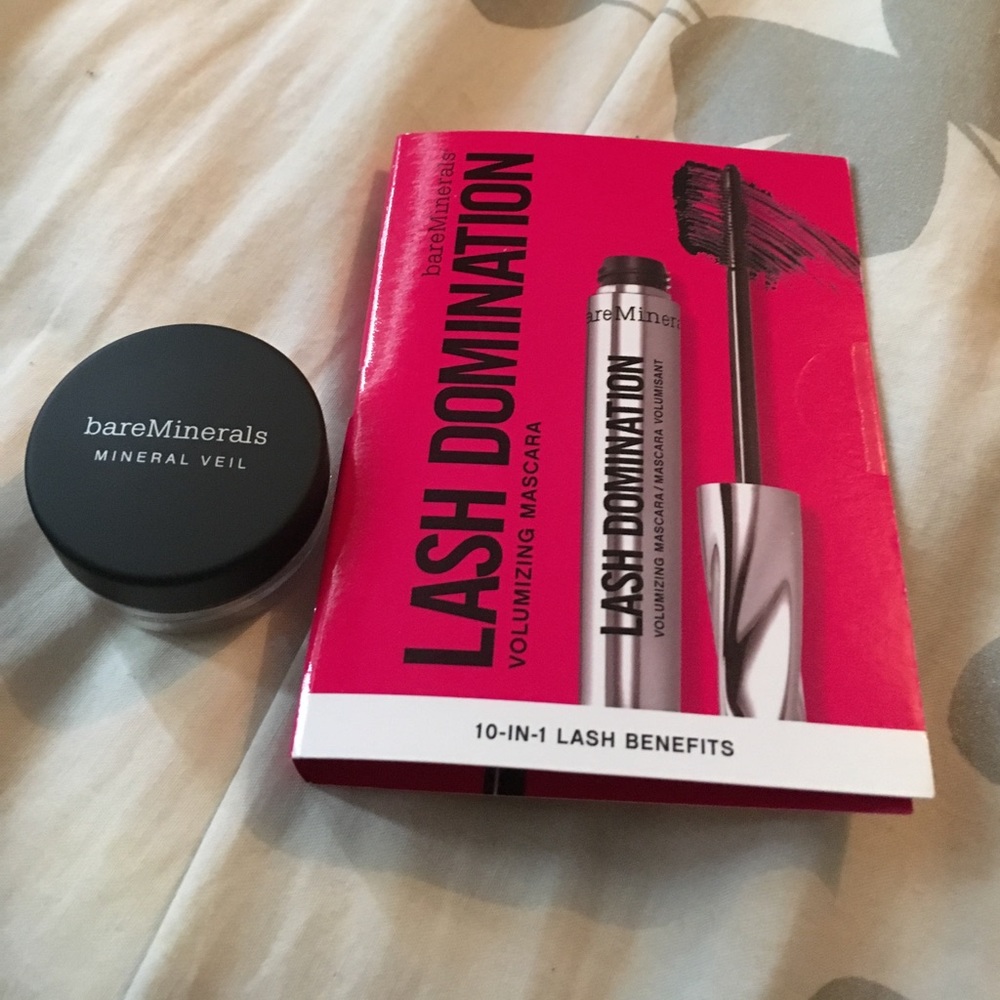 Lash Domination mascara sample.Mineral Veil sample