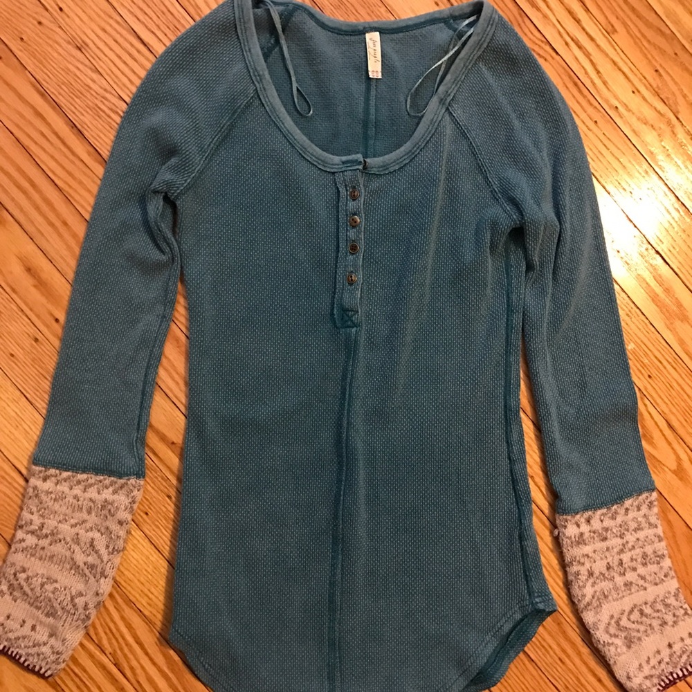 Free People Long Sleeve Top