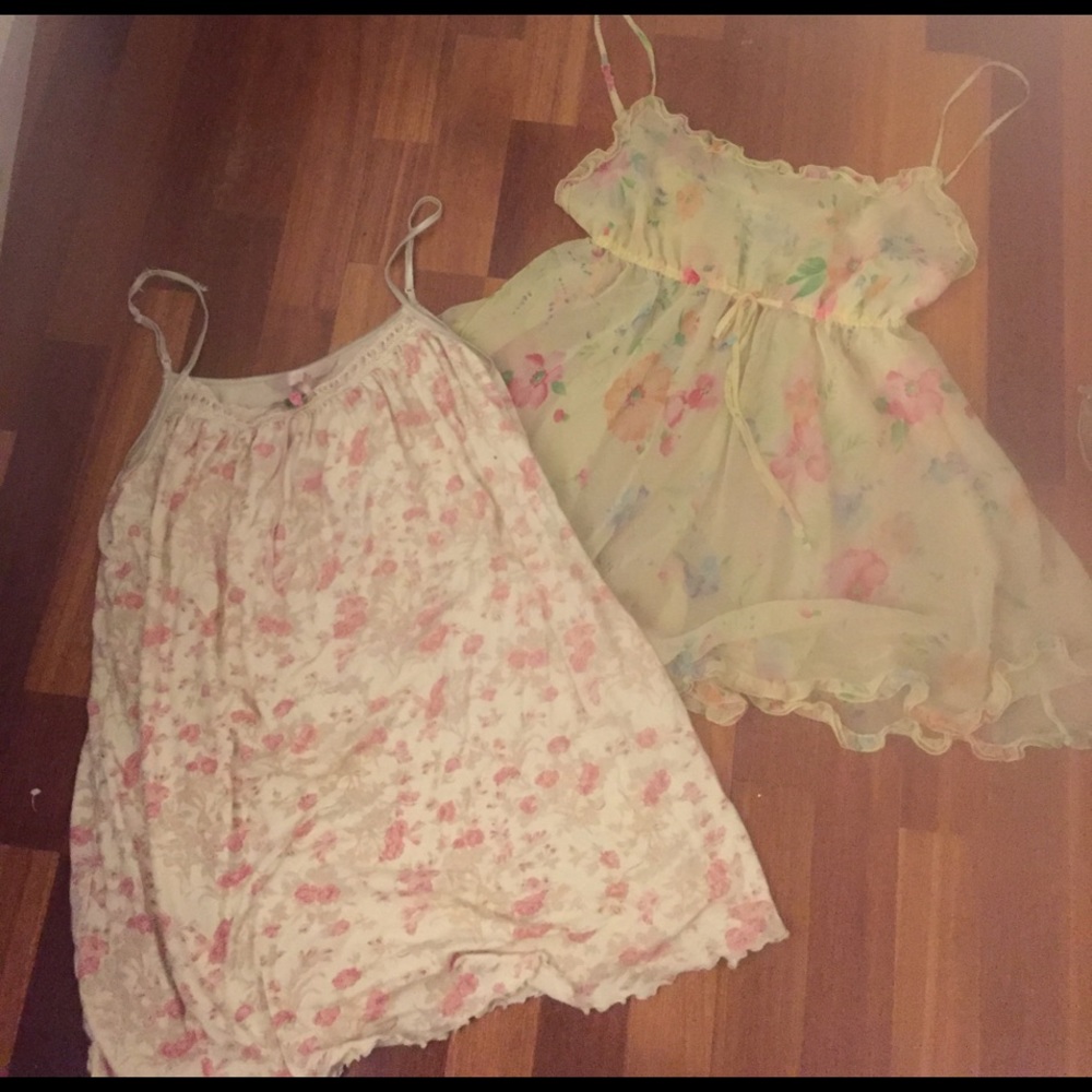 Two Victoria's Secret night gowns