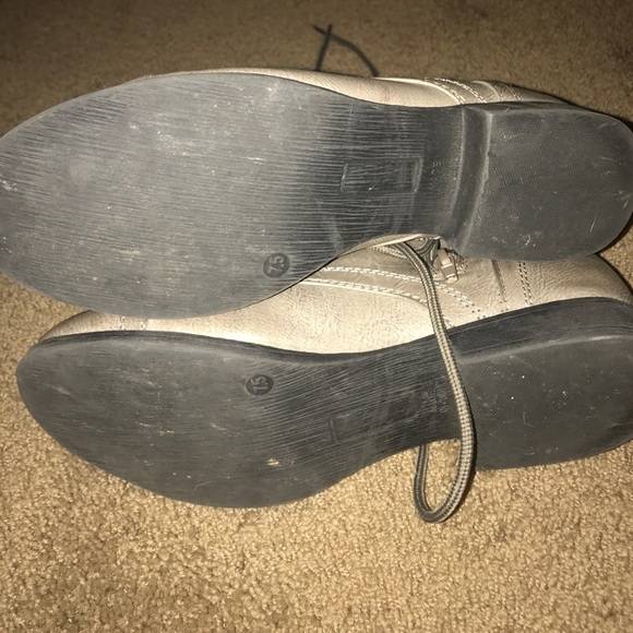 Gray Combat Boots! - Picture 3 of 4