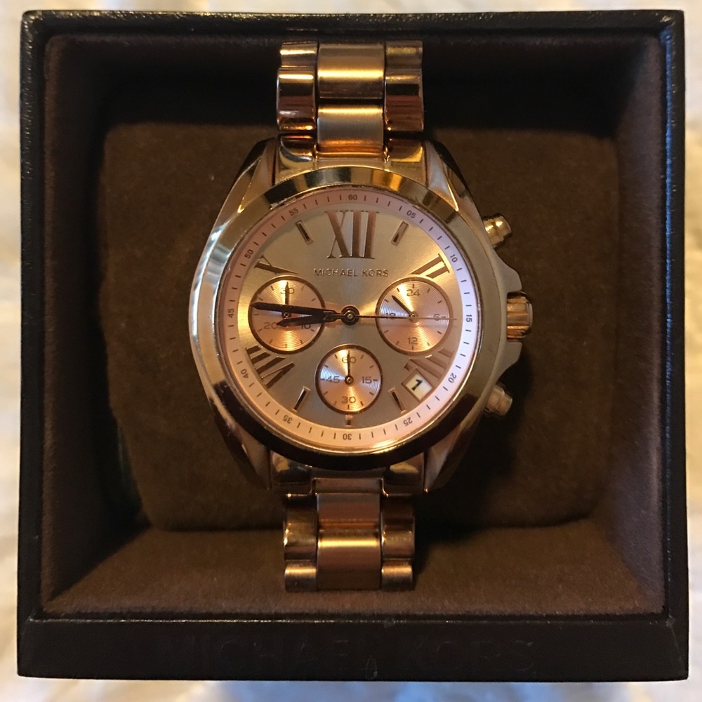 Michael Kors rose gold watch