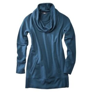 Mossimo Cowl Neck Tunic Sweatshirt w/Front Pockets