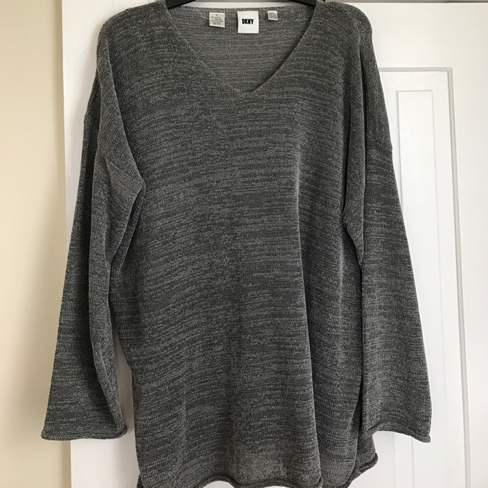 DKNY top long sleeve tunic