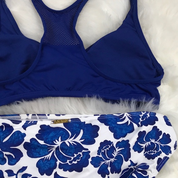 ‼️LAST ONE‼️ Ralph Lauren Blue flower bikini - Picture 7 of 8