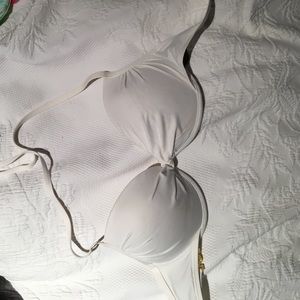 Victoria's Secret white push up bikini top!