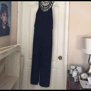 White House Black Market navy jumpsuit