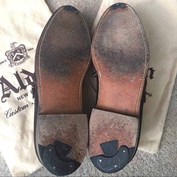 Alden Monk Strap Brown Suede main image 4