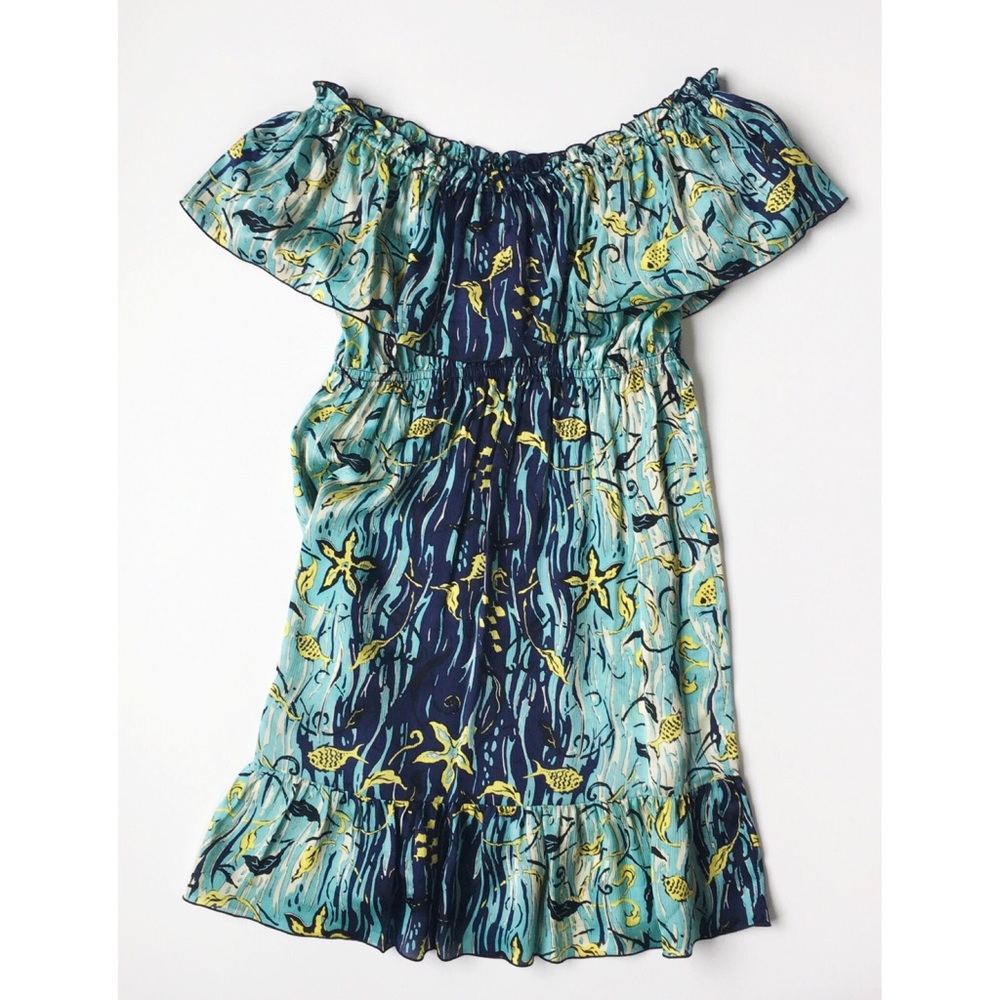 Anna Sui Crepe Silk Printed Dress