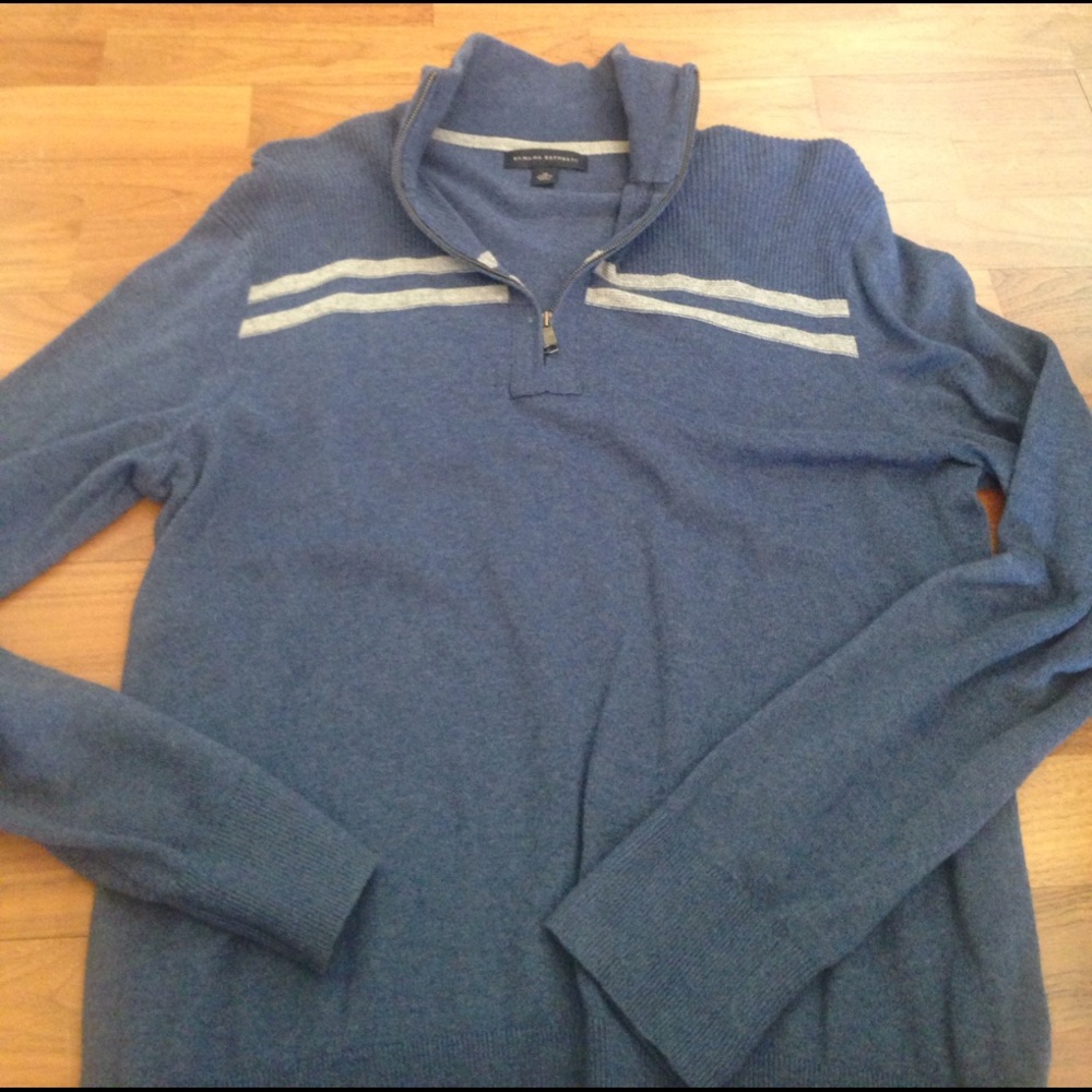 Banana republic half zip up sweater