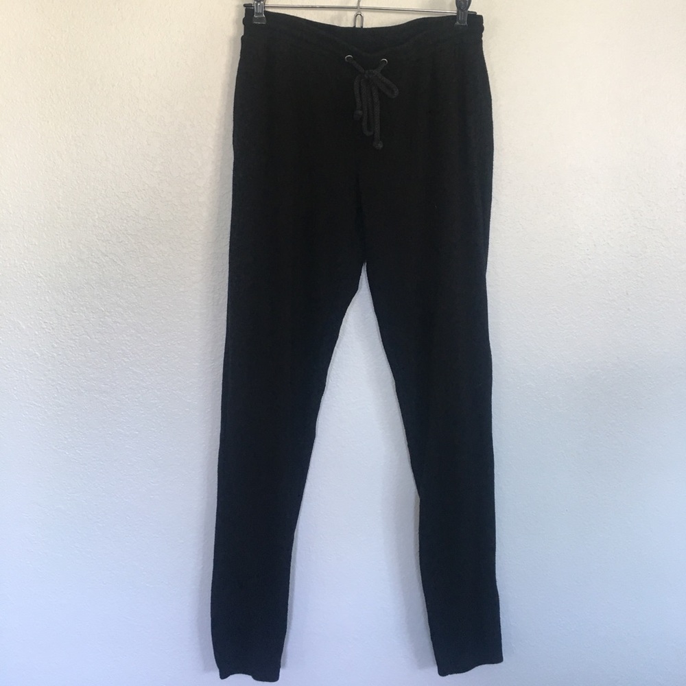 black jogger sweatpants