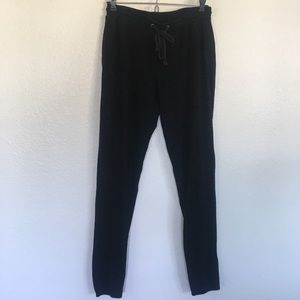 black jogger sweatpants