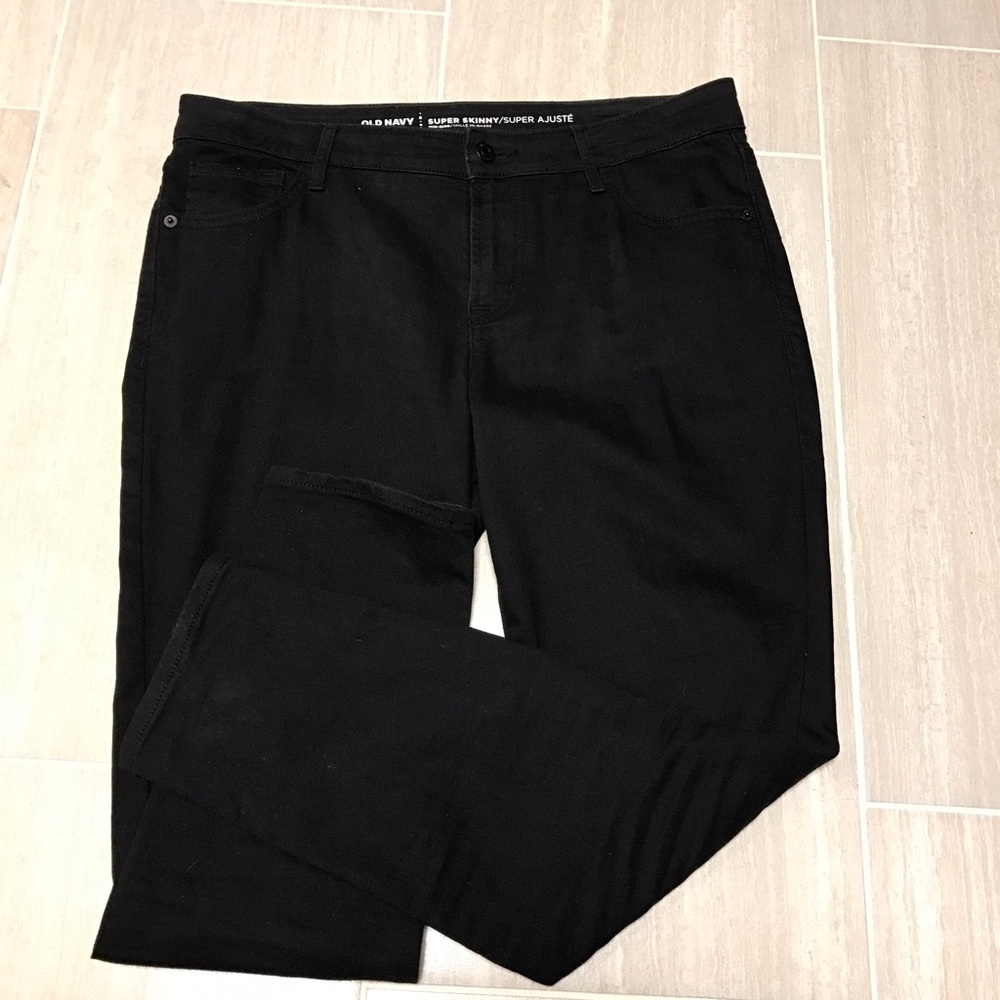 Old navy super skinny black jeans