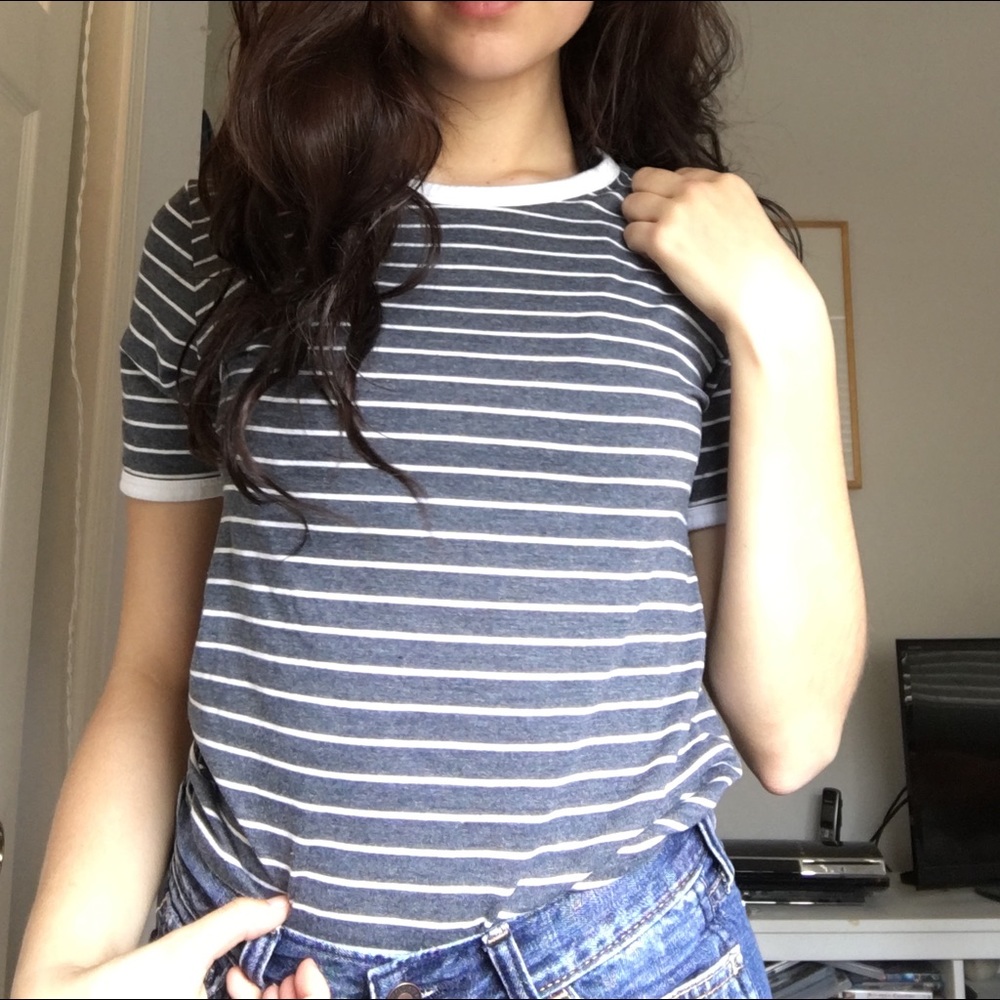 Topshop Striped T-Shirt