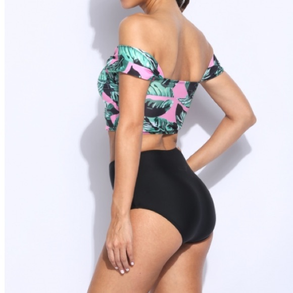 Off Shoulder High Waisted Bikini - Picture 3 of 6
