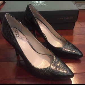 Vince Camuto leather heels