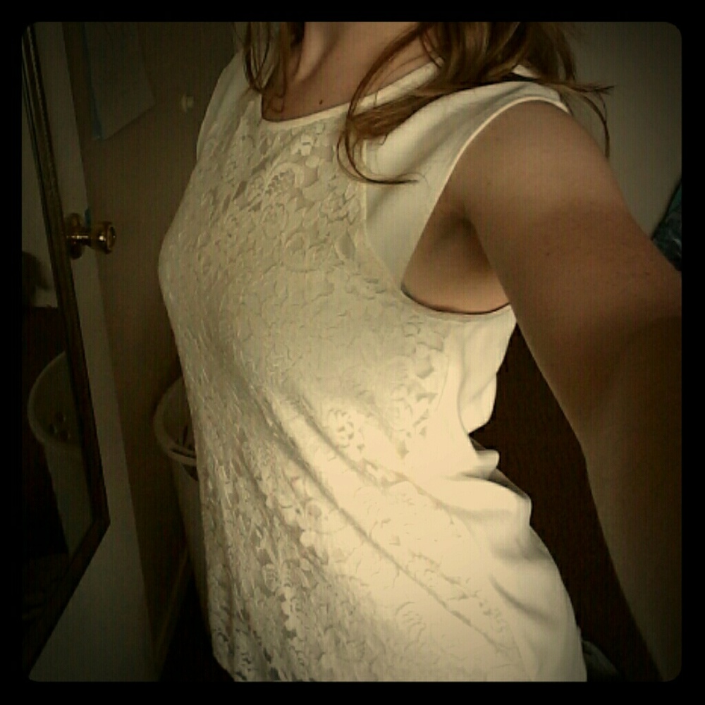 White Lace Blouse