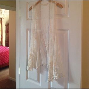 Lace boutique vest