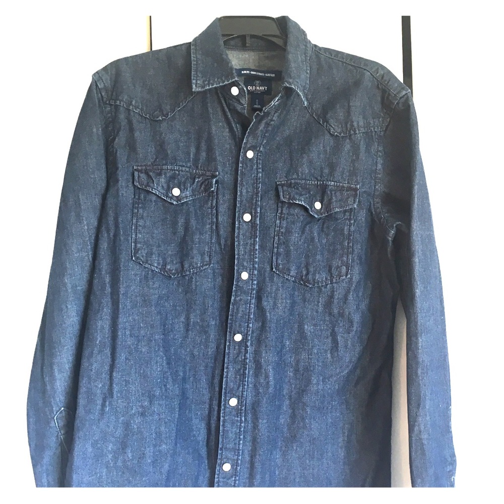 Old navy men's jean shirt