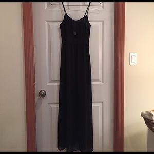 Maxi black dress